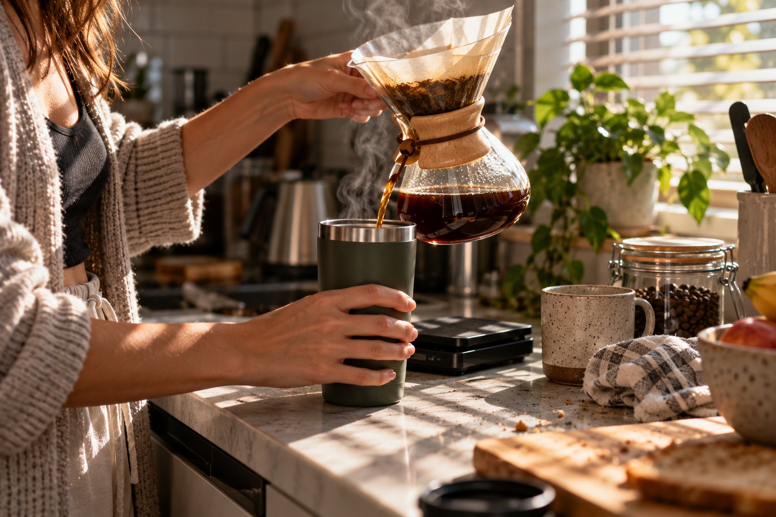 Café de filtro para llevar: receta y cuentas