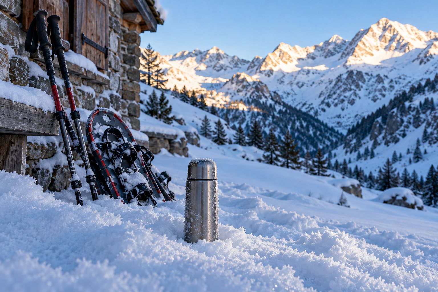 El termo en invierno: cómo no quedarte con el café frío a 1.800 metros